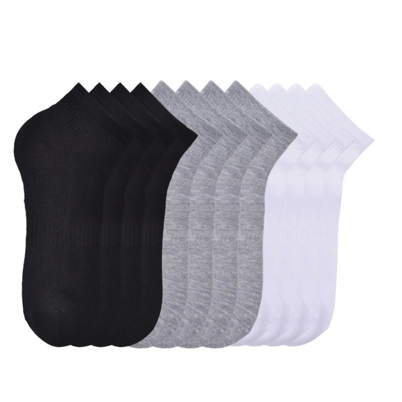 Athletic Works Men's Ankle Socks, 6-Pack, Sock - Picture 1 of 5